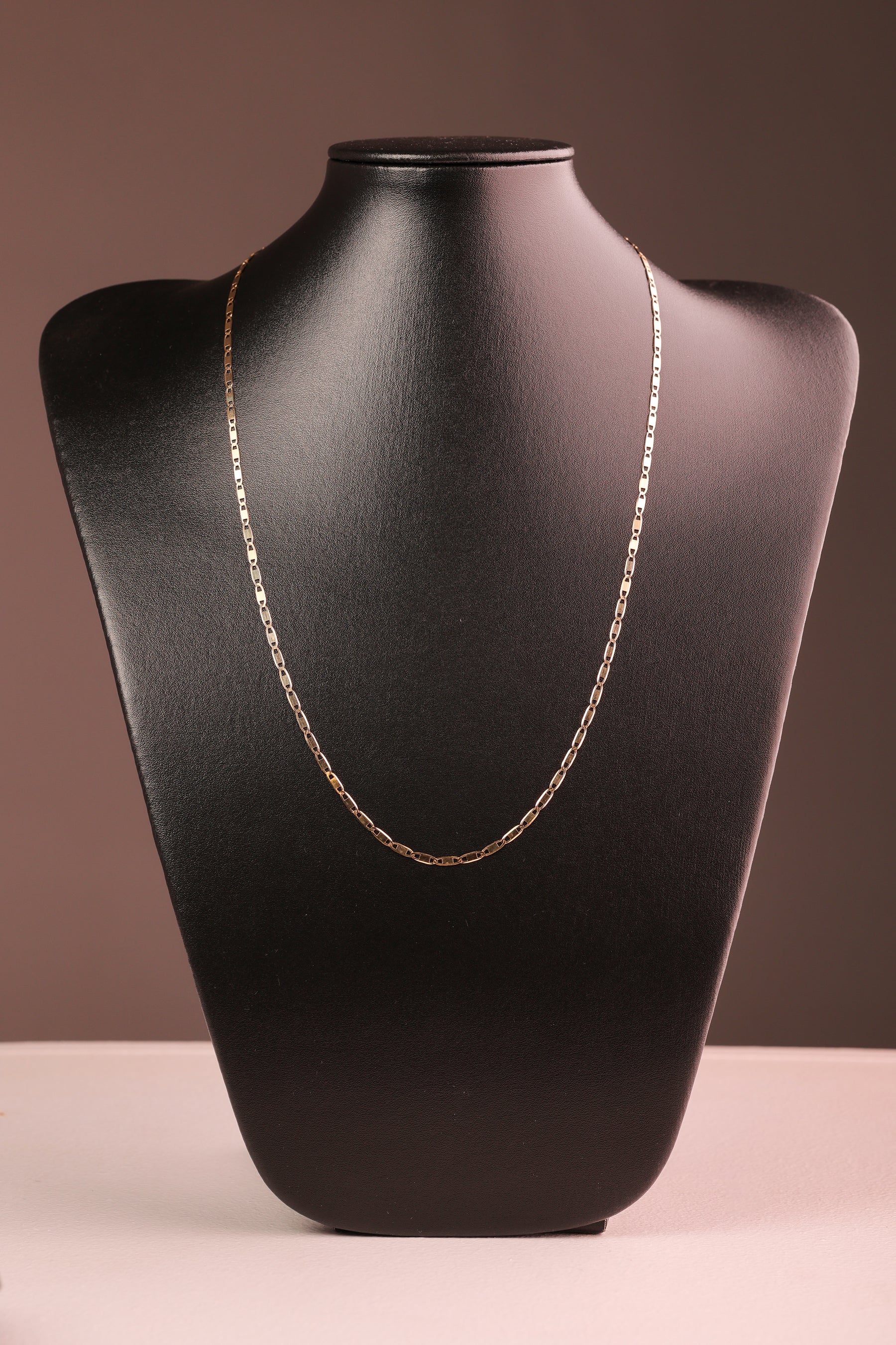 Colar Piastrine 60 cm em Ouro 18K