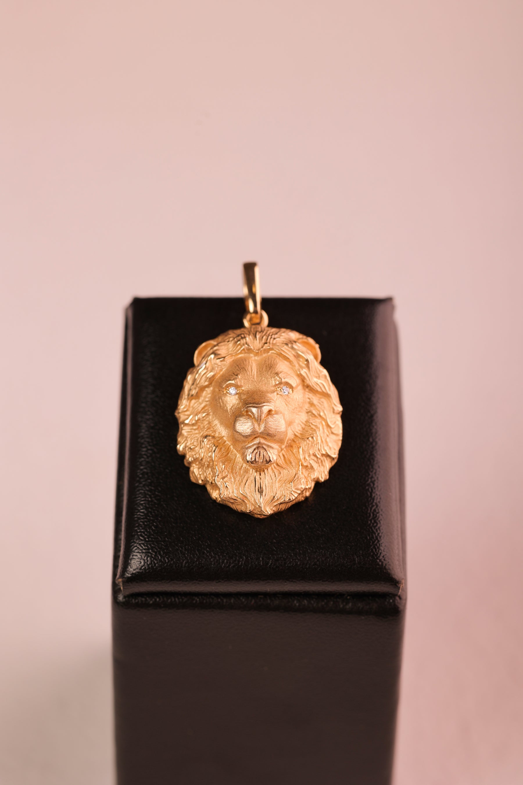 Pingente Cara de Leão em Ouro 18K – Joia Premium