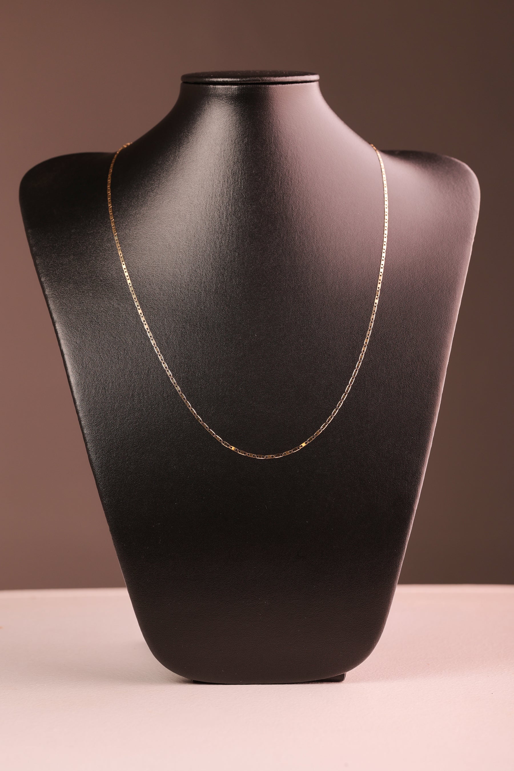 Colar Piastrine 60 cm em Ouro 18K