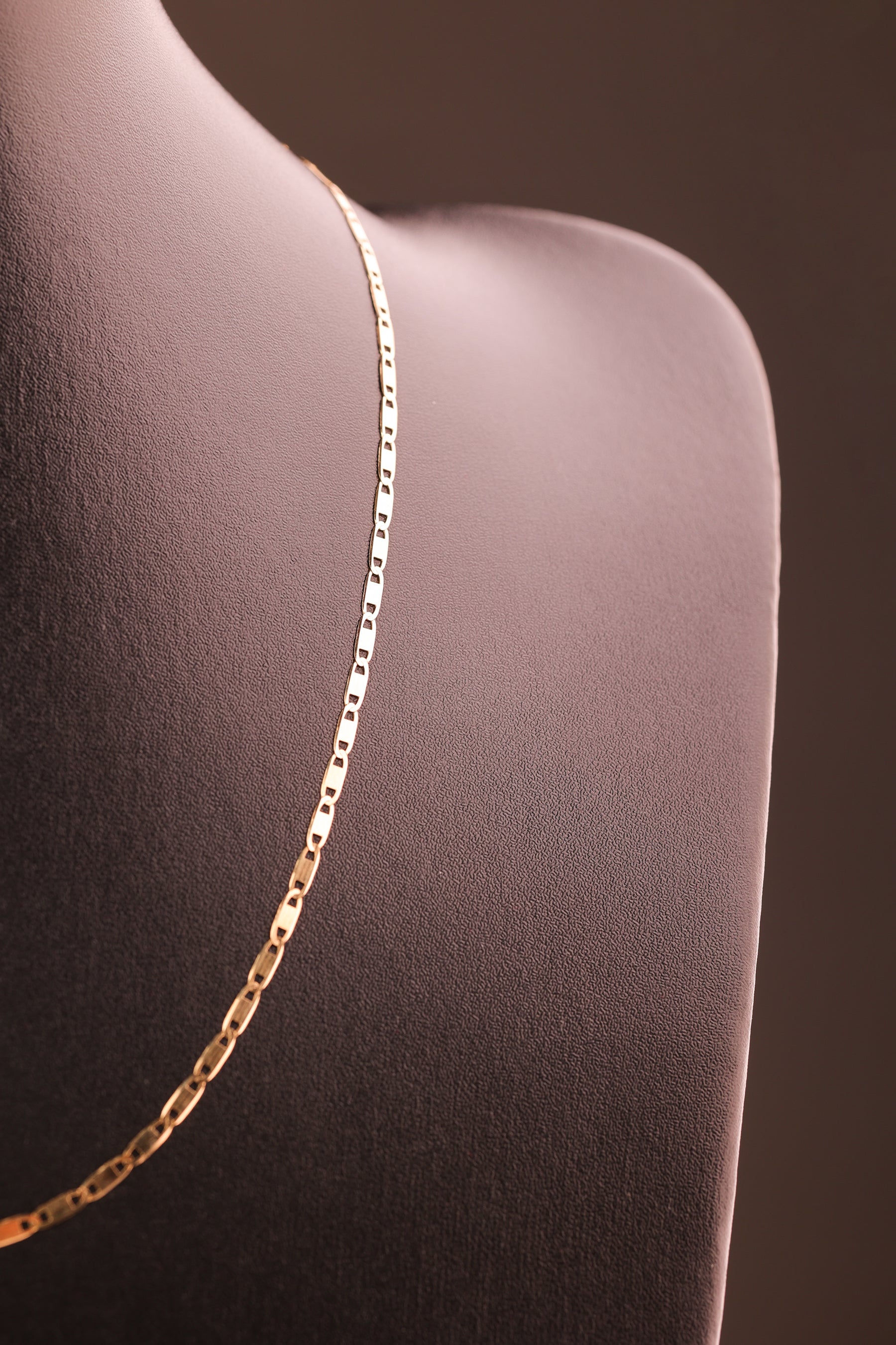 Gargantilha Piastrine 50 cm em Ouro 18K