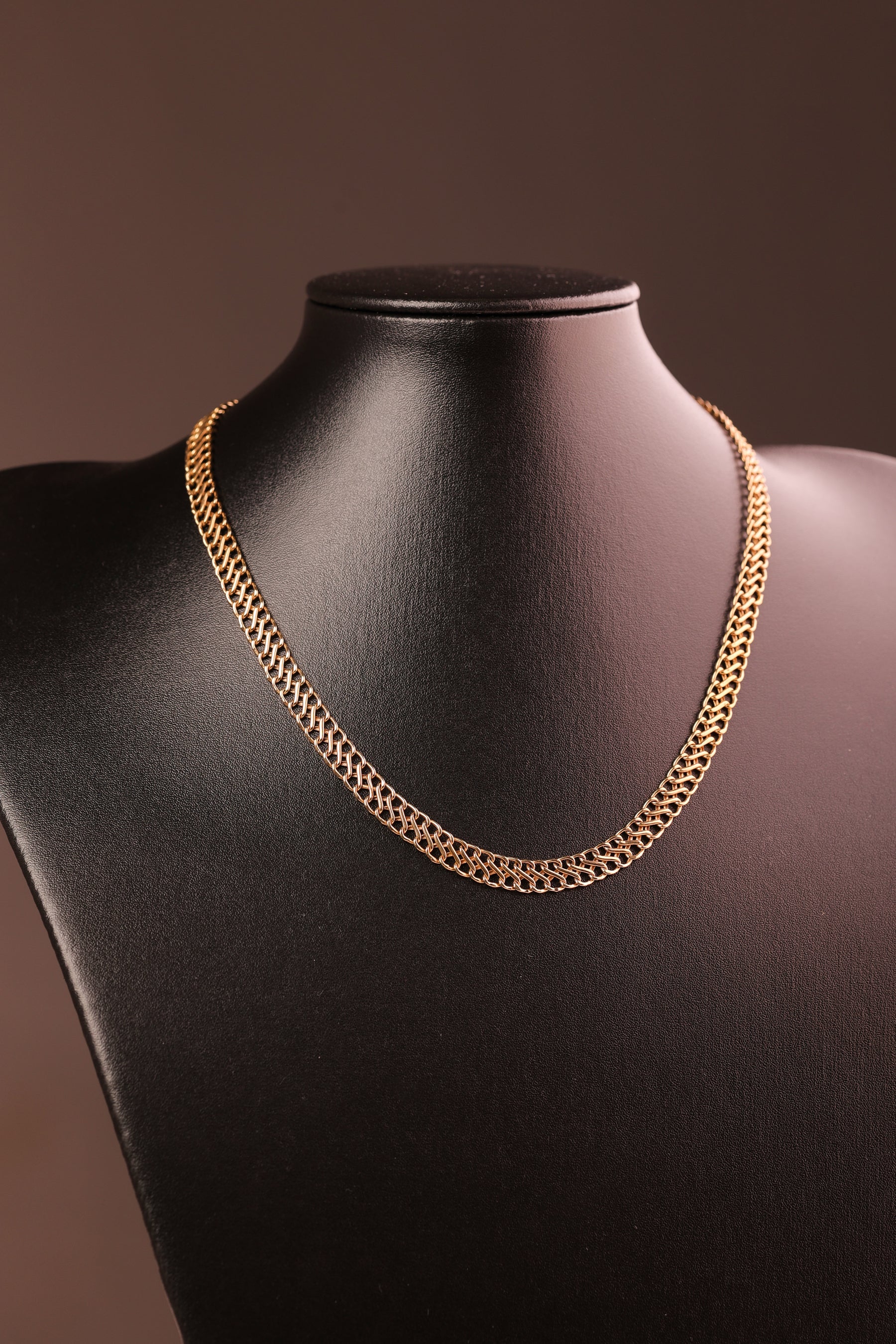 Gargantilha Lacraia em Ouro 18K – 45 cm