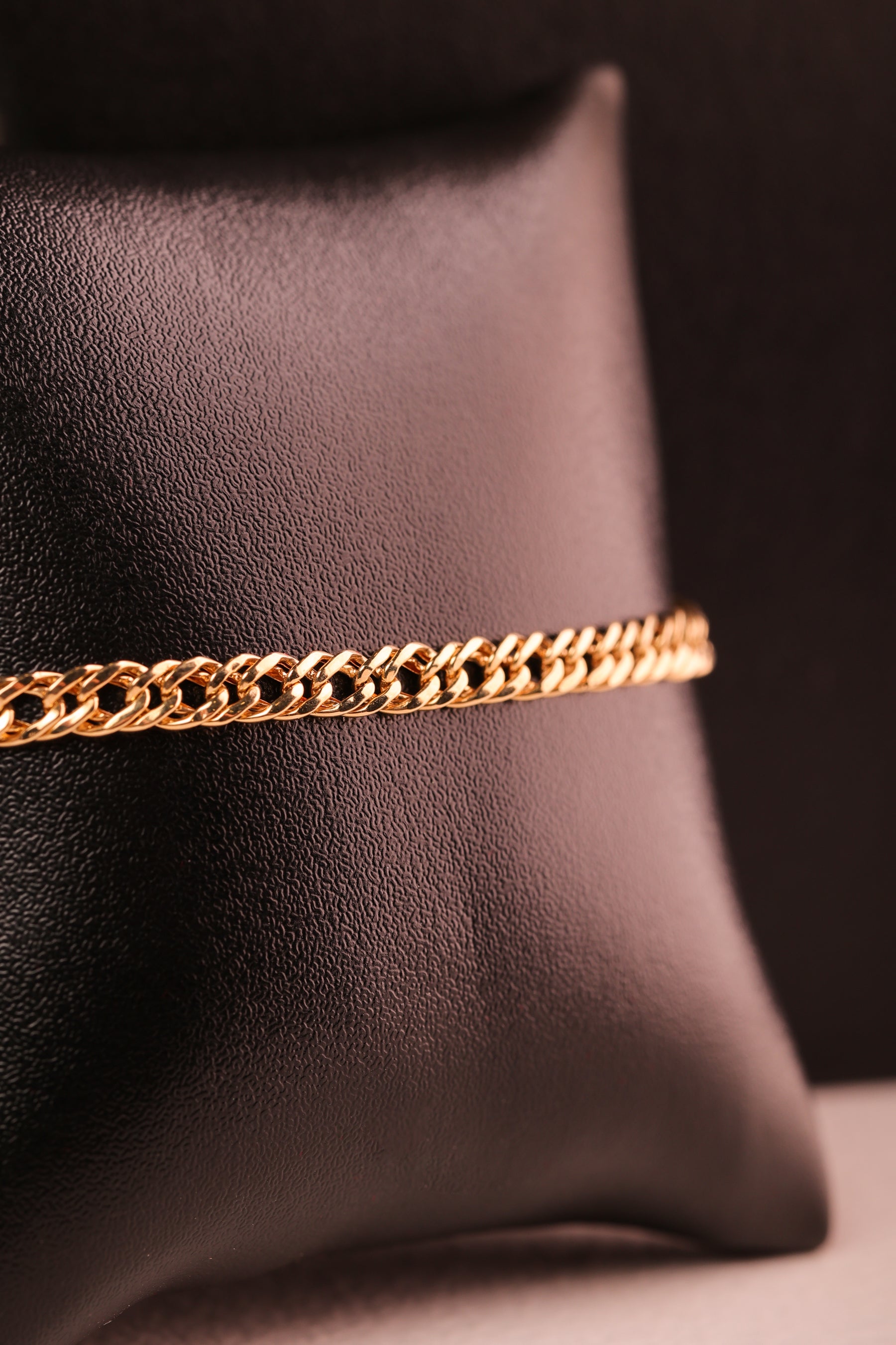 Pulseira Grume Dupla em Ouro 18K