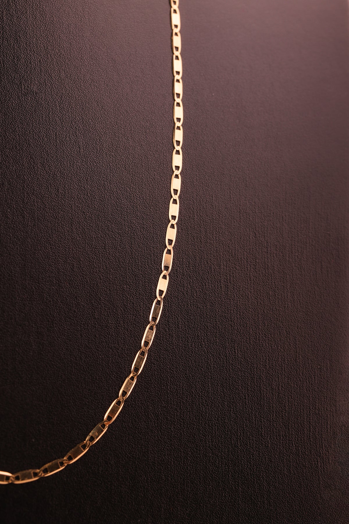 Colar Piastrine 60 cm em Ouro 18K