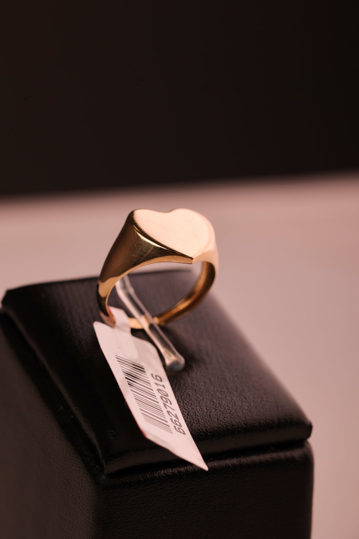 Anel Dedinho Coração em Ouro 18K N° 16 – Joia Delicada