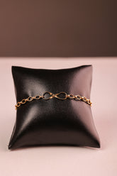 Pulseira Elos Infinito em Ouro 18K – Joia Delicada