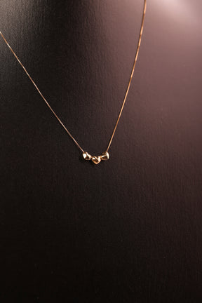 Gargantilha Três Corações em Ouro 18K – Joia Premium 45 cm