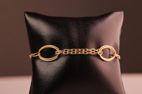 Pulseira Cartier com Elos Ovais em Ouro 18K