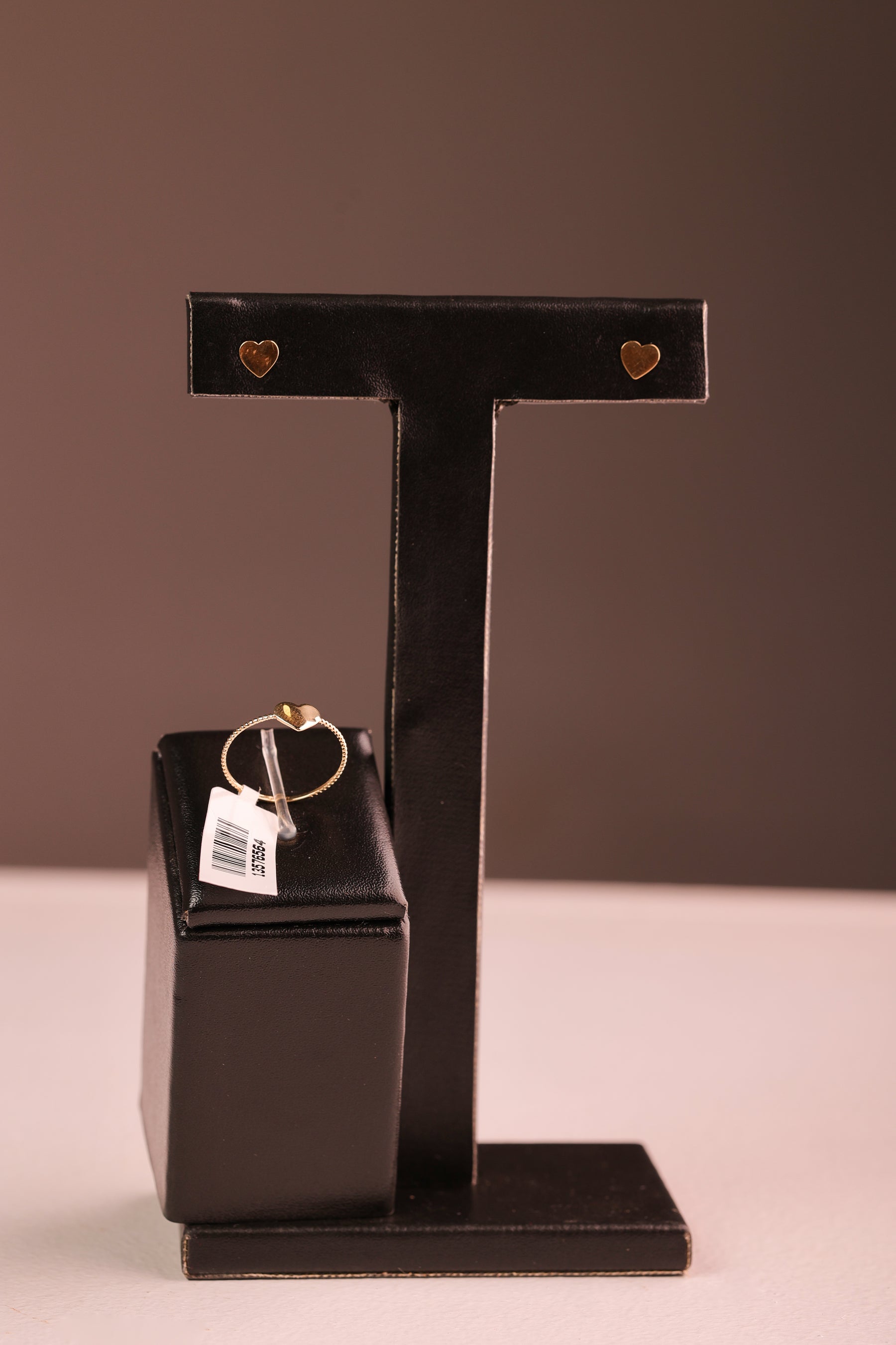 Brinco Coração Laser P em Ouro 18K – Design Delicado