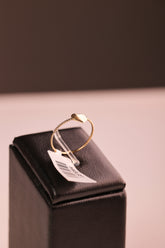 Anel Filigram e Coração em Ouro 18K – Design Delicado N° 20