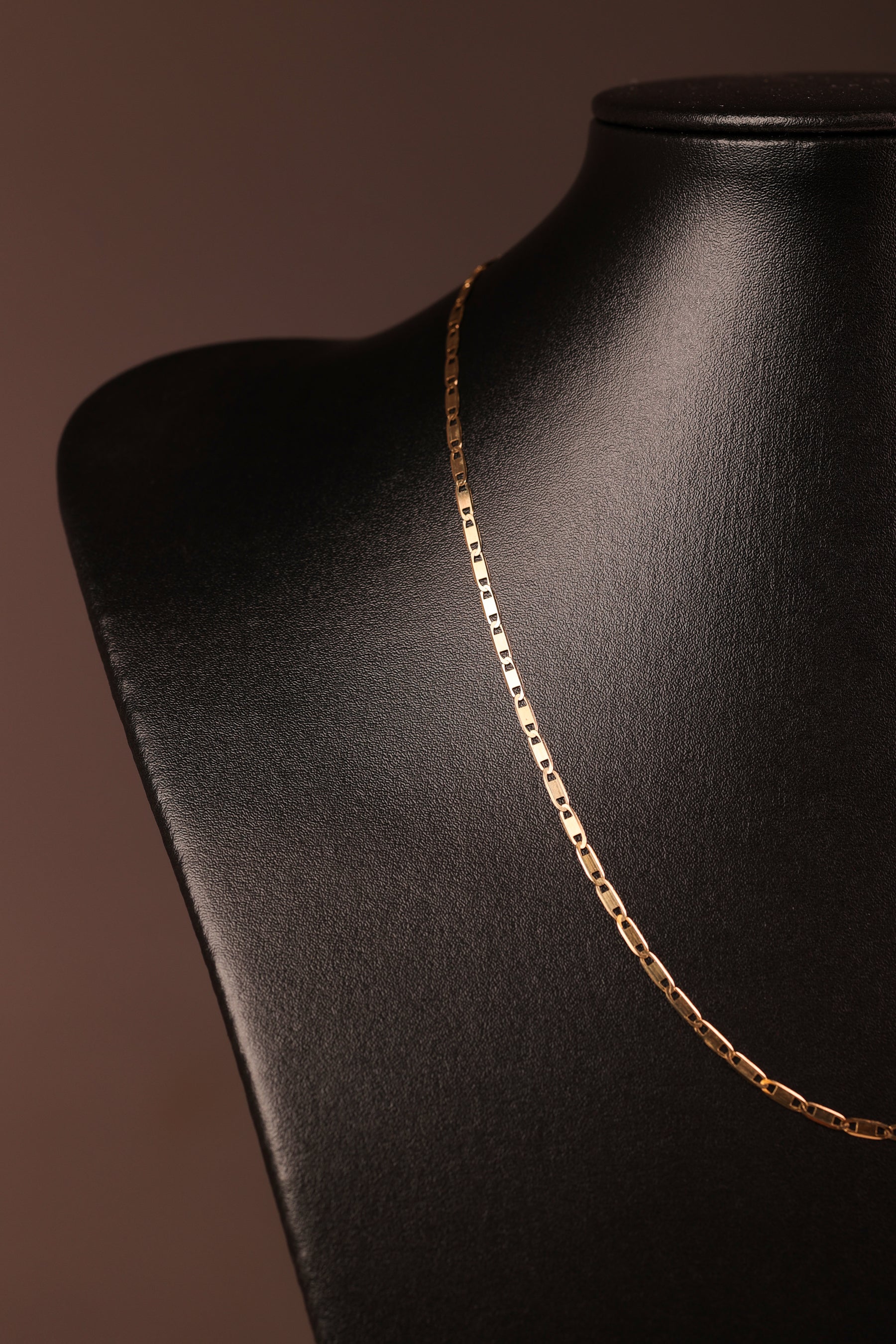 Gargantilha Piastrine 50 cm em Ouro 18K