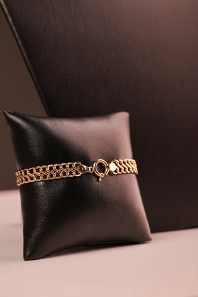 Pulseira Lacraia em Ouro 18K – Joia Premium