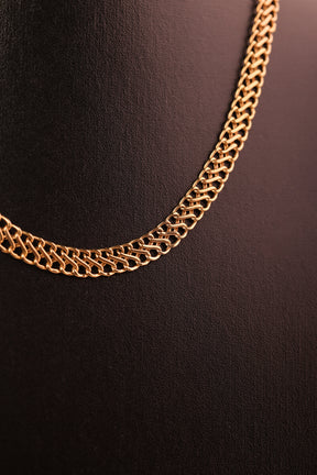 Gargantilha Lacraia em Ouro 18K – 45 cm