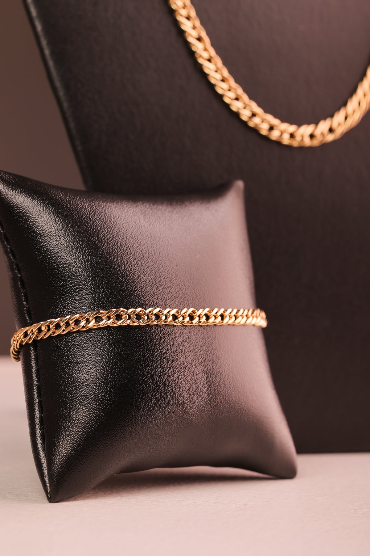 Pulseira Grume Dupla em Ouro 18K