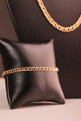 Pulseira Grume Dupla em Ouro 18K