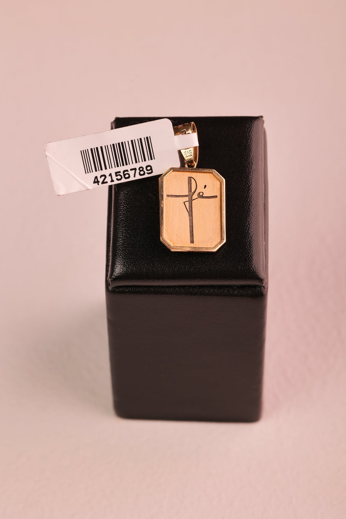 Pingente Medalha Fé em Ouro 18K