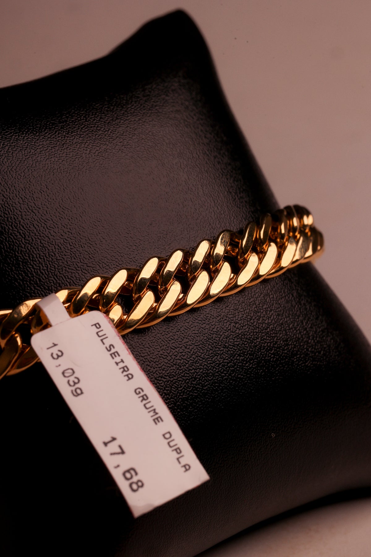 Pulseira Grume Dupla em Ouro 18K – Joia Premium | 13,03 g