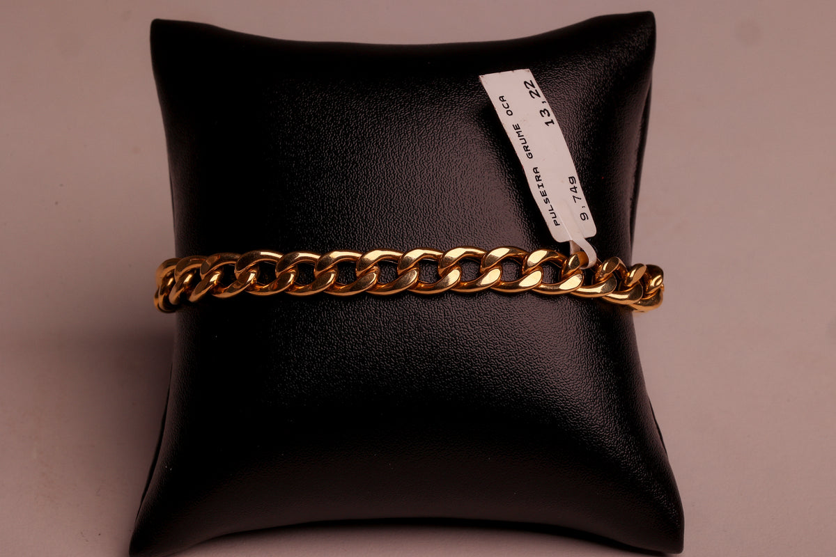 Pulseira Grume em Ouro 18K – Joia Premium | 9,74 g