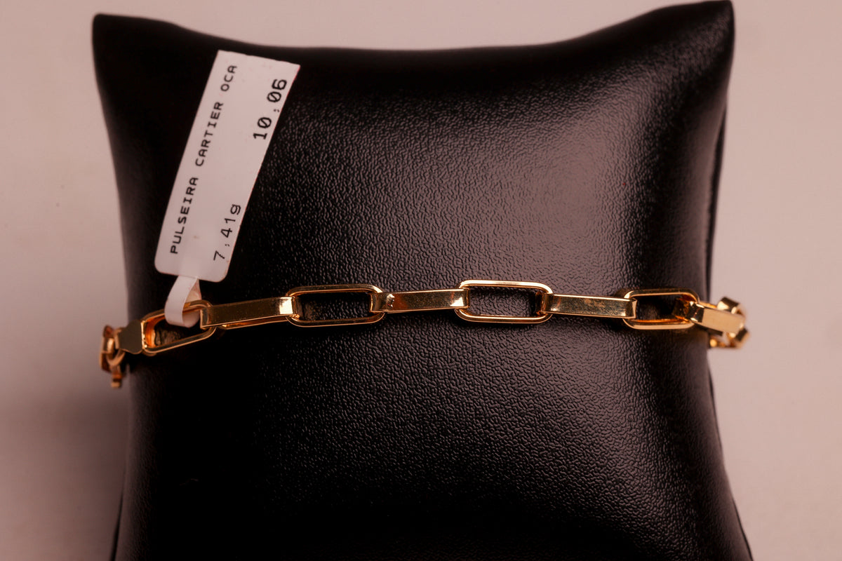 Pulseira Cartier Oca em Ouro 18K – Joia Premium | 7,41 g