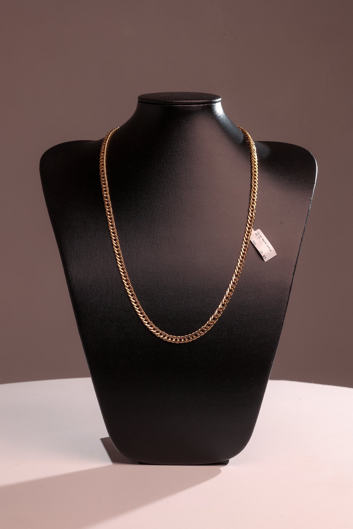 Colar Grume Duplo 60 cm em Ouro 18K – Joia Premium 11,69 g