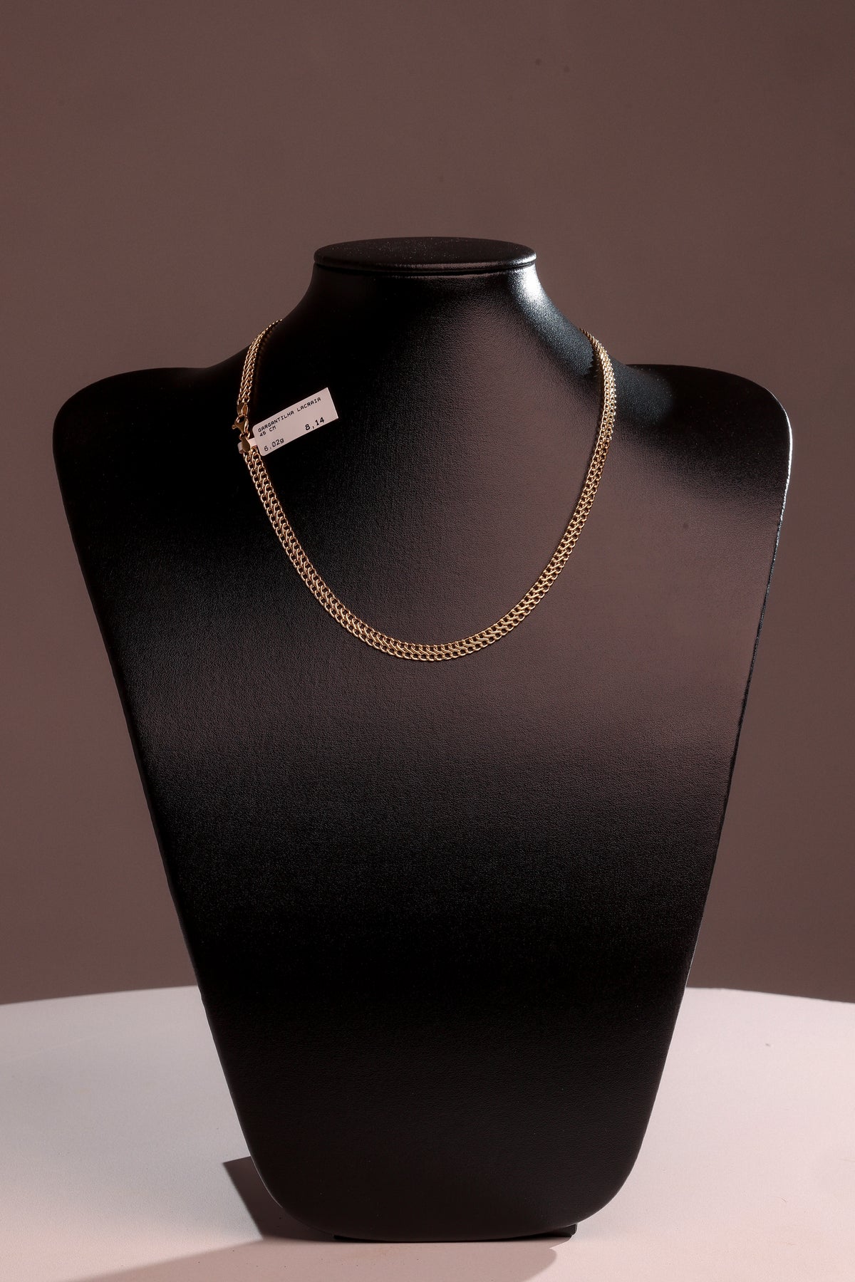 Gargantilha Lacraia 45 cm em Ouro 18K – Joia Premium 6,02 g