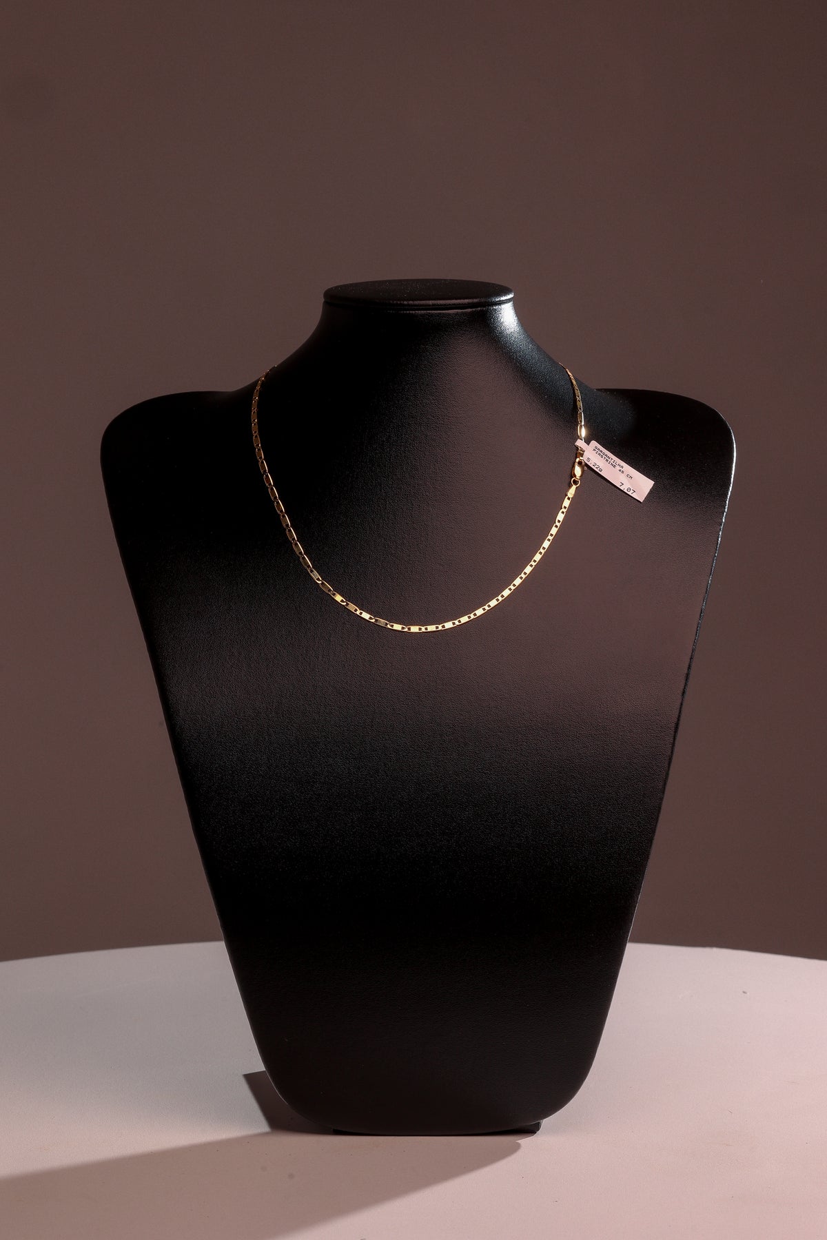 Gargantilha Piastrine 45 cm em Ouro 18K – Joia Premium 5,22 g