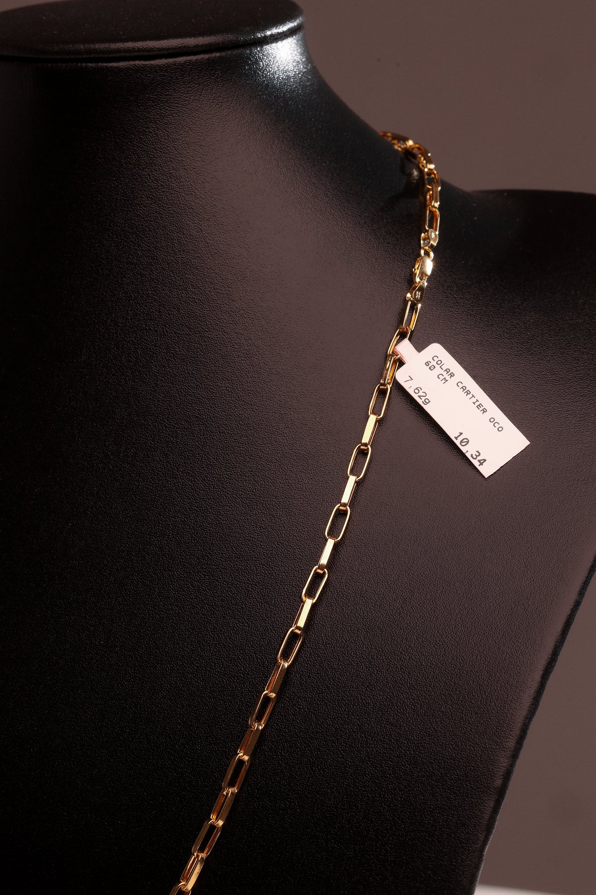 Colar Cartier Oco 60 cm em Ouro 18K – Joia Premium 7,62 g