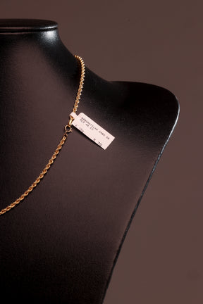 Gargantilha Cabo de Aço 45 cm em Ouro 18K – Joia Premium 4,19 g