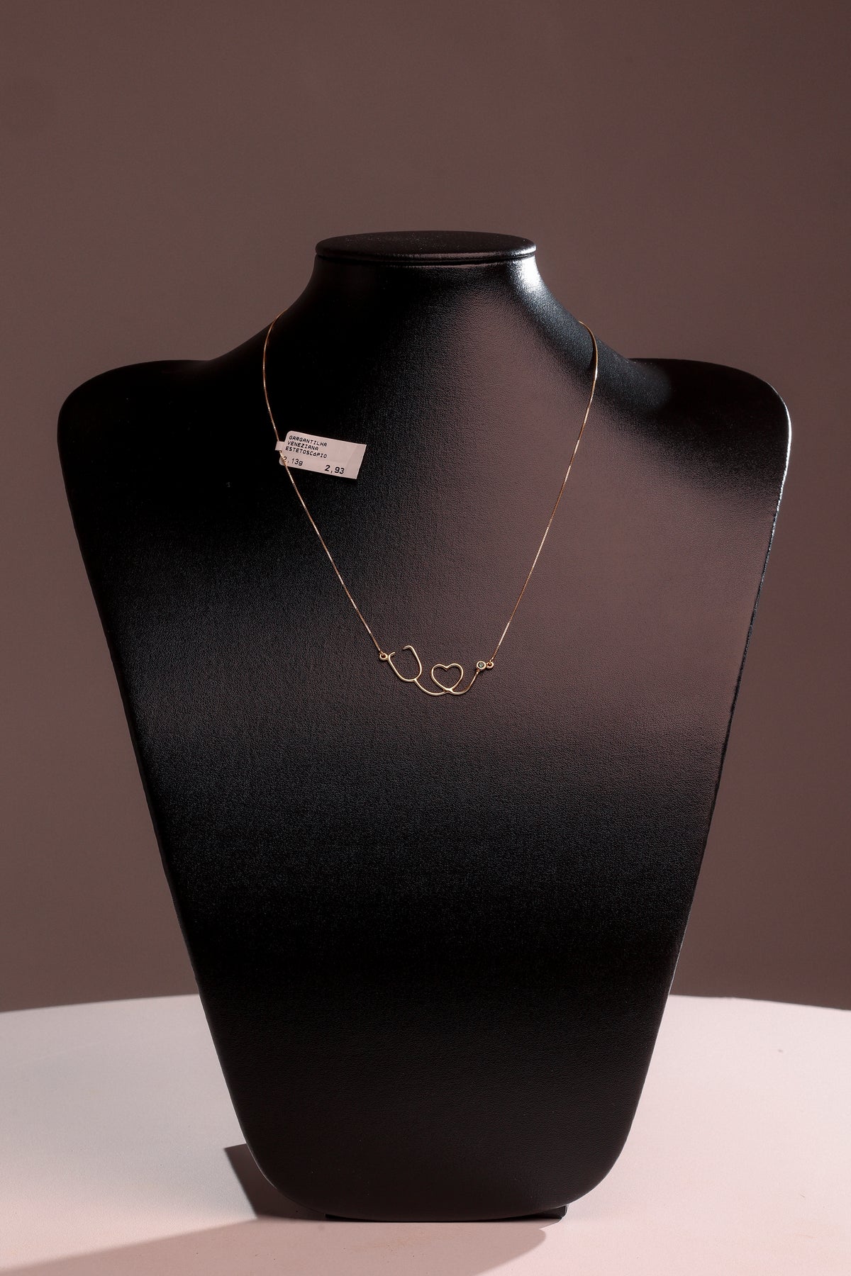 Gargantilha Veneziana Estetoscópio em Ouro 18K – Joia Premium 2,13 g