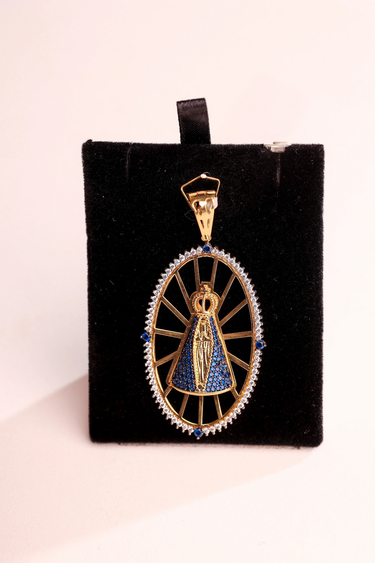 Pingente Medalha Nossa Senhora em Ouro 18K – Joia Premium 7,29 g